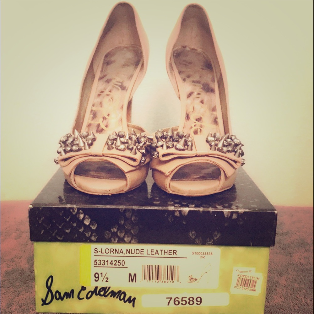 Sam Edelman, S-Lorna, Nude leather size 9.5